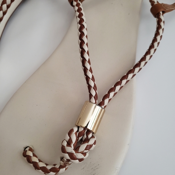 Mossimo Sandals Flat Braided Size 10 - Picture 2 of 8